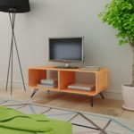 vidaXL TV-Schrank Fernsehtisch Holz TV Lowboard Fernsehschrank Wohnzimmertisch Braun