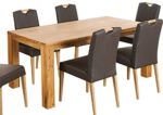 Tisch Esstisch 'Flensburg' 160x90cm Wildeiche massiv Holz geölt