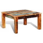 vidaXL Antik Retro Couchtisch Beistelltisch Sofatisch Massivholz Truhe Vintage Teak