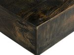 massivum Couchtisch Cube 80x30x80 cm Mango braun lackiert