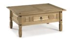 Mercers Furniture Corona Couchtisch, Holz, antique wax, 100 x 60 x 45 cm