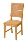 SAM® Esszimmerstuhl Christian aus massiver Wildeiche, geölter Holzstuhl in braun, Stuhl mit hoher Rückenlehne