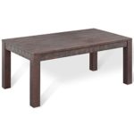 vidaXL Massivholz Couchtisch Beistelltisch Wohnzimmer Akazienholz 105x55x45 cm