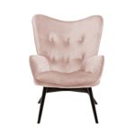 Sessel Vicky velours Rosa Kare Design