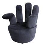 vidaXL Samtsessel Fingersessel Relaxsessel Sessel Sofa Designer Handsessel Handform