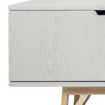 Tenzo 6972-912 Cross Designer TV-Bank Holz, grau gebeizt, 45 x 150 x 50 cm