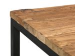 Massivum 10022591 Couchtisch Manchu Teak, Holz, natur, 85 x 85 x 35 cm