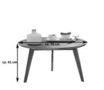 SAM Stilvoller Rundtisch, Couchtisch Olpe, 70 cm rund, Esstisch aus massiver Kernbuche, geölt, Tisch in natürlichem zeitlosem Design