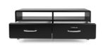 Tenzo 4942-024 Cobra Designer TV-Bank, 46 x 118 x 43 cm, MDF lackiert, schwarz