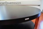 DESIGN COUCHTISCH O-111 schwarz oval Carl Svensson NEU Tisch