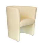 TOP Sessel Clubsessel Loungesessel Cocktailsessel Kunstleder Beige W042 28