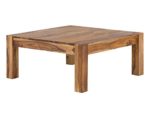 massivum Couchtisch Monrovia 90x40x90 cm Palisander natur gewachst