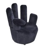 vidaXL Samtsessel Fingersessel Relaxsessel Sessel Sofa Designer Handsessel Handform