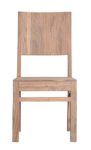 Quadrato - Stuhl INDO für Esszimmer, Holz Sheesham natur, Maße: B 45 x H 95 x T 45 cm