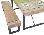 Sitzbank HWC-A15, Esszimmerbank Bank, Tanne Holz rustikal massiv ~ 180cm