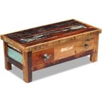 vidaXL Couchtisch Beistelltisch Kaffeetisch Wohnzimmer Sofatisch Massivholz Retro Antik