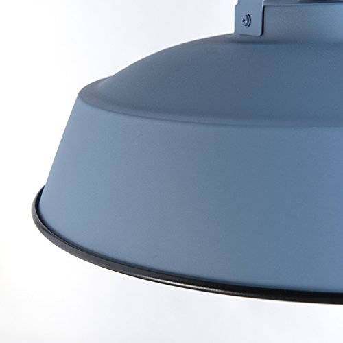 QAZQA Modern Esstisch / Esszimmer / Pendelleuchte / Pendellampe / Hängelampe / Lampe / Leuchte Living 43 blau / Innenbeleuchtung / Wohnzimmer / Schlafzimmer / Küche Metall Rund LED geeignet E27 Max. 1 QAZQA Modern Esstisch / Esszimmer / Pendelleuchte / Pendellampe / Hängelampe / Lampe / Leuchte Living 43 blau / Innenbeleuchtung / Wohnzimmer / Schlafzimmer / Küche Metall Rund LED geeignet E27 Max. 1