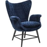 Kare 79523 Sessel Tudor Blue Velvet