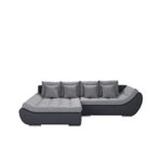 Elegante Polsterecke Mono, Design Ecksofa, Eckcouch mit Bettkasten und Schlaffunktion, Schlafsofa, L-Form Moderne Couch Couchgarnitur