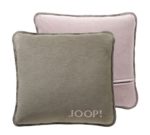 JOOP! KISSEN UNI-DOUBLEFACE Kissenbezug Farbe Taupe-Lotus Größe 50x50 cm