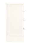 CLP Sideboard LUANA mit 7 Schubladen, im Landhaus-Stil, Maße 125 x 42 cm, Höhe 86,5 cm Weiß