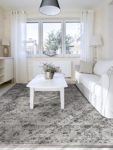benuta Vintage Teppich im Used-Look Velvet Grau 140x200 cm | Moderner Teppich für Schlafzimmer und Wohnzimmer
