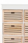 CLP Schubladen-Kommode HENNA V2 im Landhaus-Stil, Sideboard aus Holz, ca. 95 x 40 cm, Höhe 100 cm, Anrichte mit 6 Schubladen Weiß