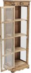 Kare Cookies Vitrine, Andere, Braun, 32 x 40 x 131 cm