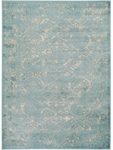 benuta Vintage Teppich Im Used-Look, Kunstfaser, Blau, 160 x 230.0 x 2 cm