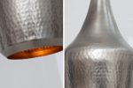 Orientalische Design Hängeleuchte MODERN ORIENT S silber Nickel Pendelleuchte Esszimmerlampe