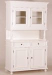 Casa Padrino Shabby Chic Landhaus Stil Schrank Buffetschrank Weiß - Schrank Esszimmer