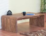 Couch-Tisch aus massivem Sheeshamholz 115x60cm recht-eckig | Sia | Zeitloser Wohnzimmer-Tisch in schlichtem Design Sheesham Massivholz 115cm x 60cm