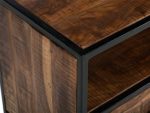 Massivum 10023661 Lowboard Oklahoma 3Schub, Holz, braun, 35 x 70 x 170 cm