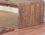 Couch-Tisch aus massivem Sheeshamholz 115x60cm recht-eckig | Sia | Zeitloser Wohnzimmer-Tisch in schlichtem Design Sheesham Massivholz 115cm x 60cm