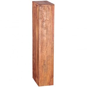 FineBuy CD Regal Massivholz Sheesham Standregal 90 cm hoch CD