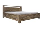 Woodkings Bett 180x200 Havelock Doppelbett Akazie rustic Schlafzimmer Massivholz Design Ehebett Balkenbett massive Naturmöbel Echtholzmöbel günstig