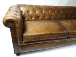 Vintage Sofa Chesterfield Leder 2-Sitzer