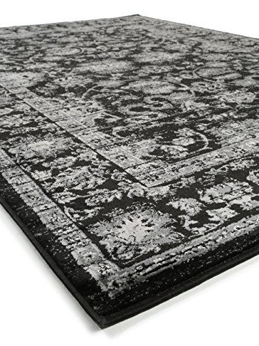 benuta Vintage Teppich im Used-Look Velvet Schwarz 160x230 cm | Moderner Teppich für Schlafzimmer und Wohnzimmer benuta Vintage Teppich im Used-Look Velvet Schwarz 160x230 cm | Moderner Teppich für Schlafzimmer und Wohnzimmer