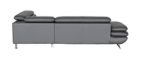 Cotta C733895 D208 Polsterecke Lederimitat, grau, 265 x 223 x 74 cm