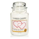 Yankee Candle Classic Housewarmer Gross, Snow In Love, Duftkerze, Raum Duft im Glas / Jar, 1249712E