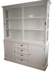 Großer Shabby Chic Landhaus Stil Schrank mit 2 Türen und 4 Schubladen - Buffetschrank - Schrank Esszimmer