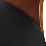 vidaXL 2x Barhocker aus Kunstleder einstellbar Rückenlehne Armlehne