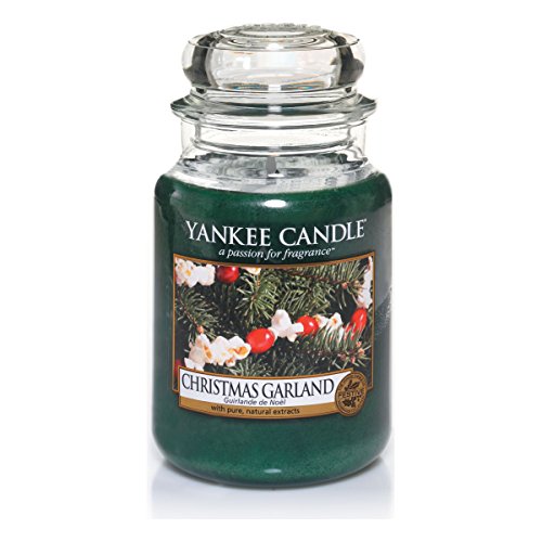 Yankee Candle Duftkerze im Glas - Christmas Garland  (623g), grün
