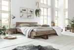 Woodkings® Bett 180x200 Mayfield Doppelbett Akazie weiß gebürstet Schlafzimmer Massivholz Design Doppelbett massive Naturmöbel Echtholzmöbel günstig