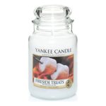 Yankee Candle Fireside Treats, Kerze, Glas, Weiß, 10,7 x 10,7 cm, 1 Einheiten