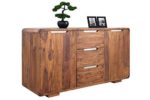 DuNord Design Sideboard PANAJI 145 cm Sheesham Massiv Holz