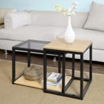 SoBuy® 2er Set Couchtisch Beistelltisch 2-teilig Satztisch Sofatisch FBT35-SCH SoBuy® 2er Set Couchtisch Beistelltisch 2-teilig Satztisch Sofatisch FBT35-SCH