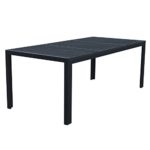 Granit Tischplatte Gartentisch - Gartenmöbel Outdoor Esstisch - Jalano Granittisch poliert 200 x 95 cm Granitplatte in verschiedenen Ausführungen - Höhe 75 cm