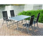 Outsunny® Gartenmöbel-Set Gartengarnitur Sitzgruppe Alu klappbar