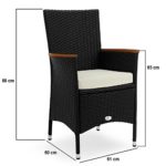 PolyRattan Sitzgruppe Akazienholz Gartenmöbel Lounge Gartenset Essgruppe Sitzgarnitur Poly Rattan MODELLAUSWAHL
